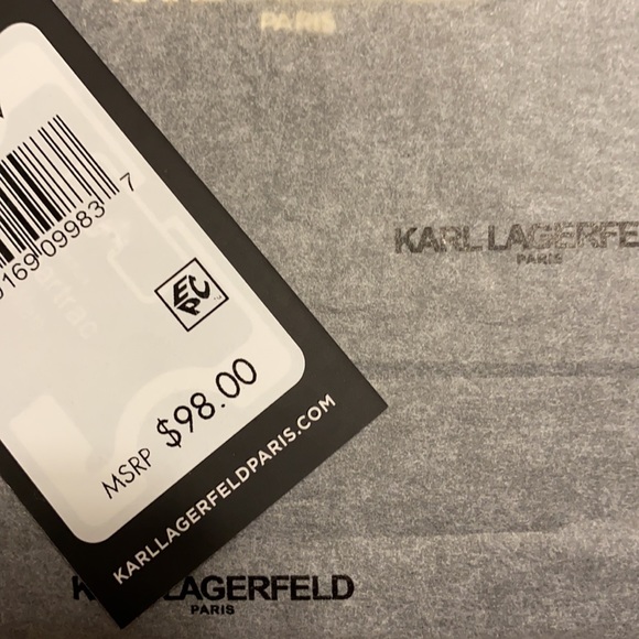 Karl Lagerfeld Black leather wallet - Picture 8 of 8